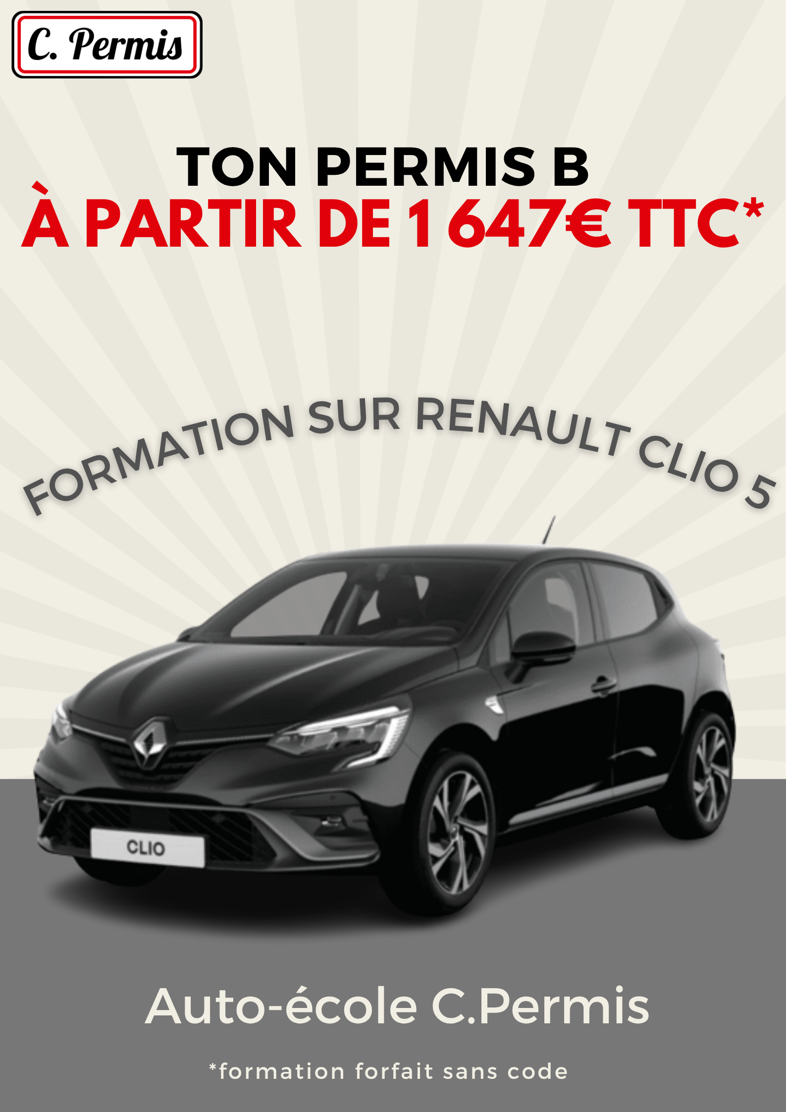visuel permis B manuelle