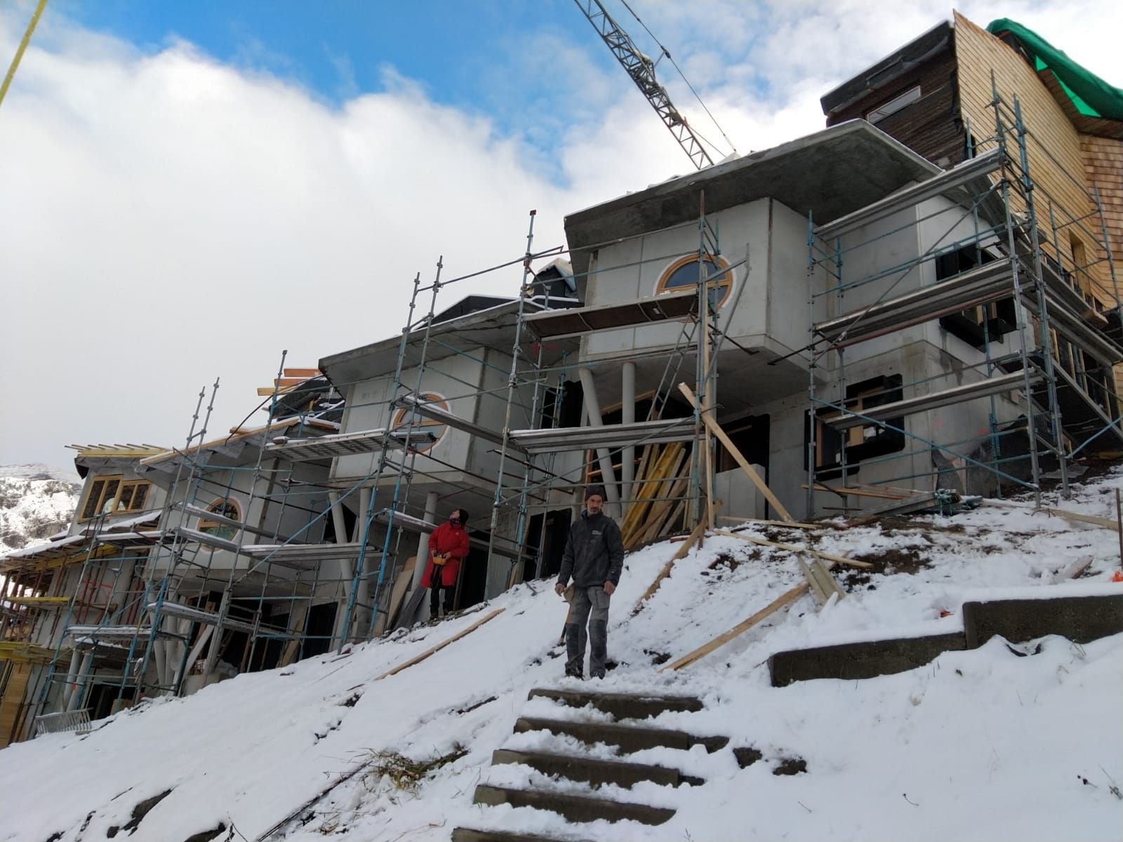 Construction de logements en montagne