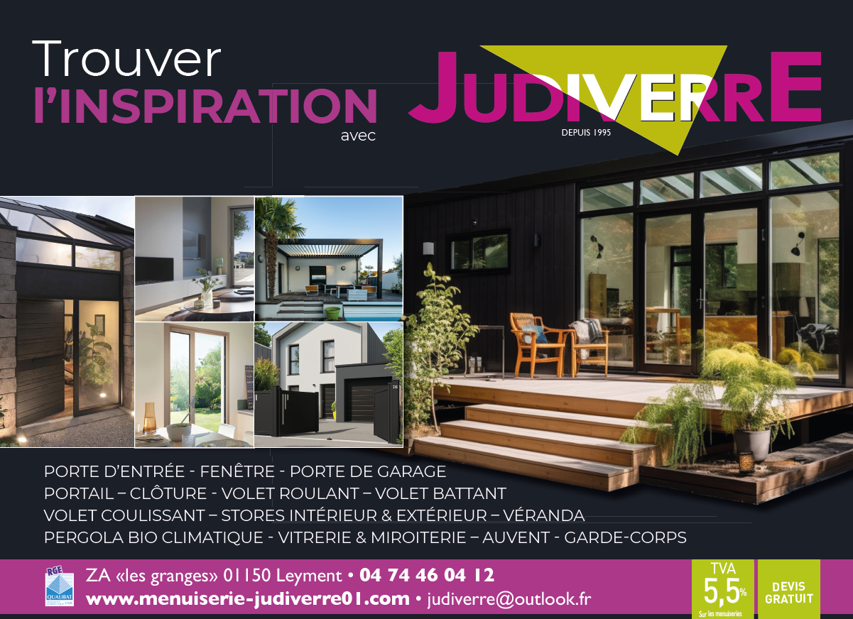 Prospectus des différents produits que propose Judiverre.