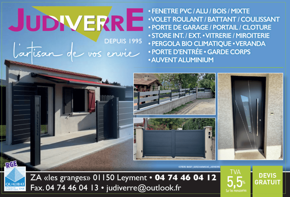 Montage photos pour un visuel publicitaire de Judiverre.