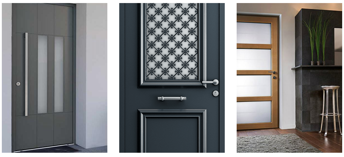 Montage photo de différentes portes mixte