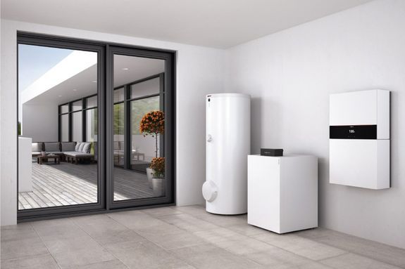 Wärmepumpenheizung mit moderner Heizungstechnik in einem Unternehmen