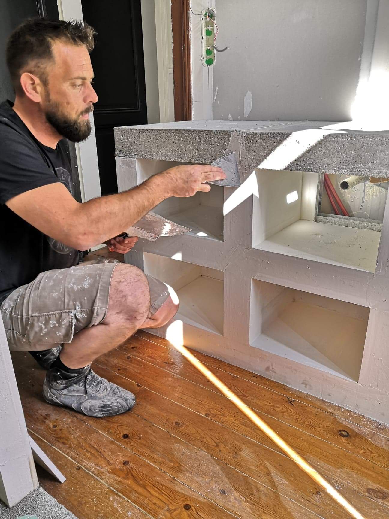 Création du meuble en placo