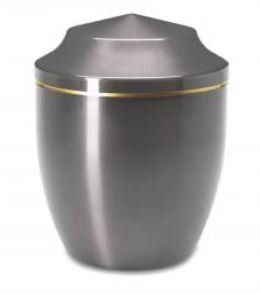 Urne funéraire argentée
