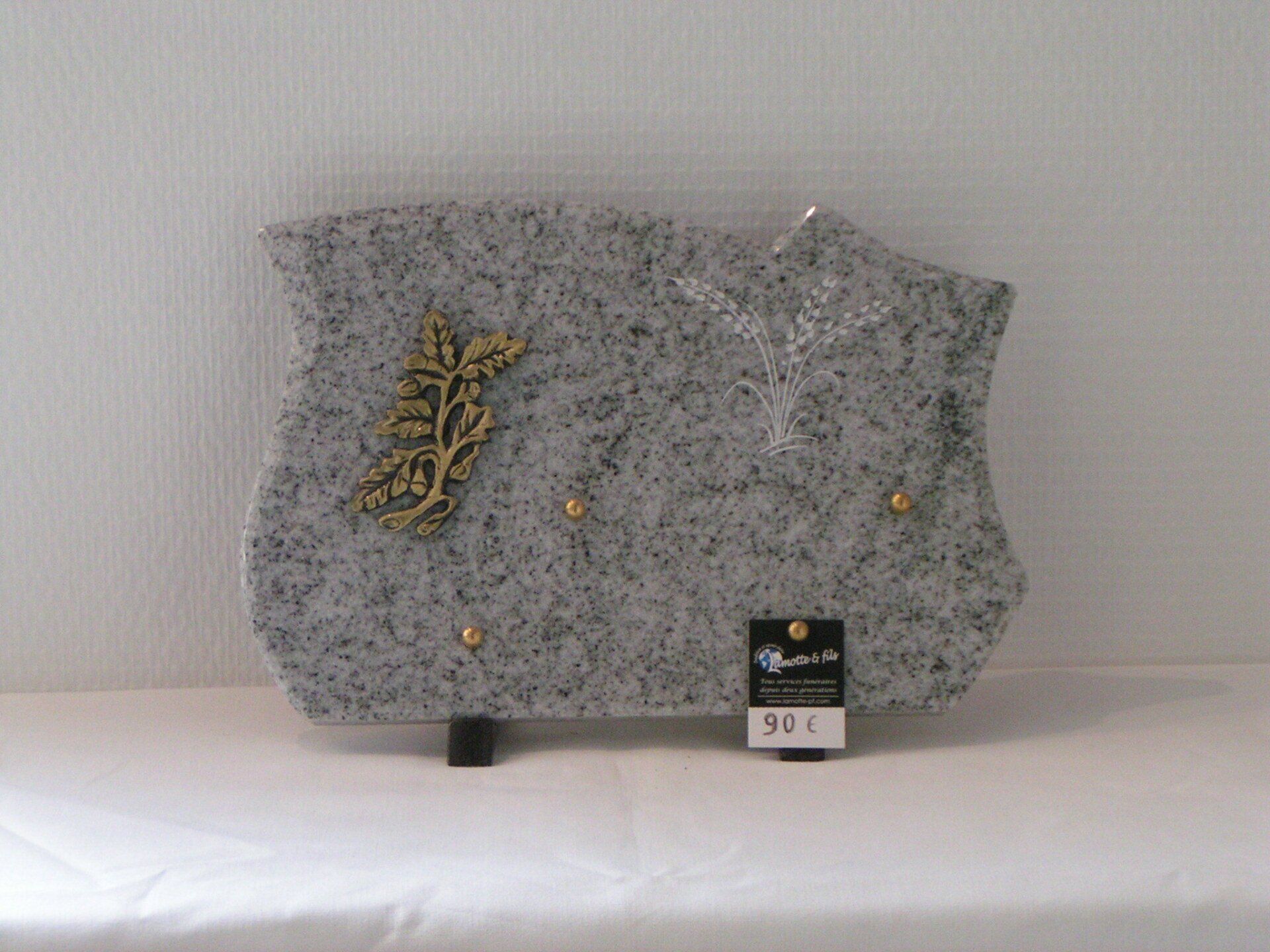 Plaque en blanc Cristal