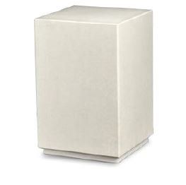 Urne funéraire bloc blanc