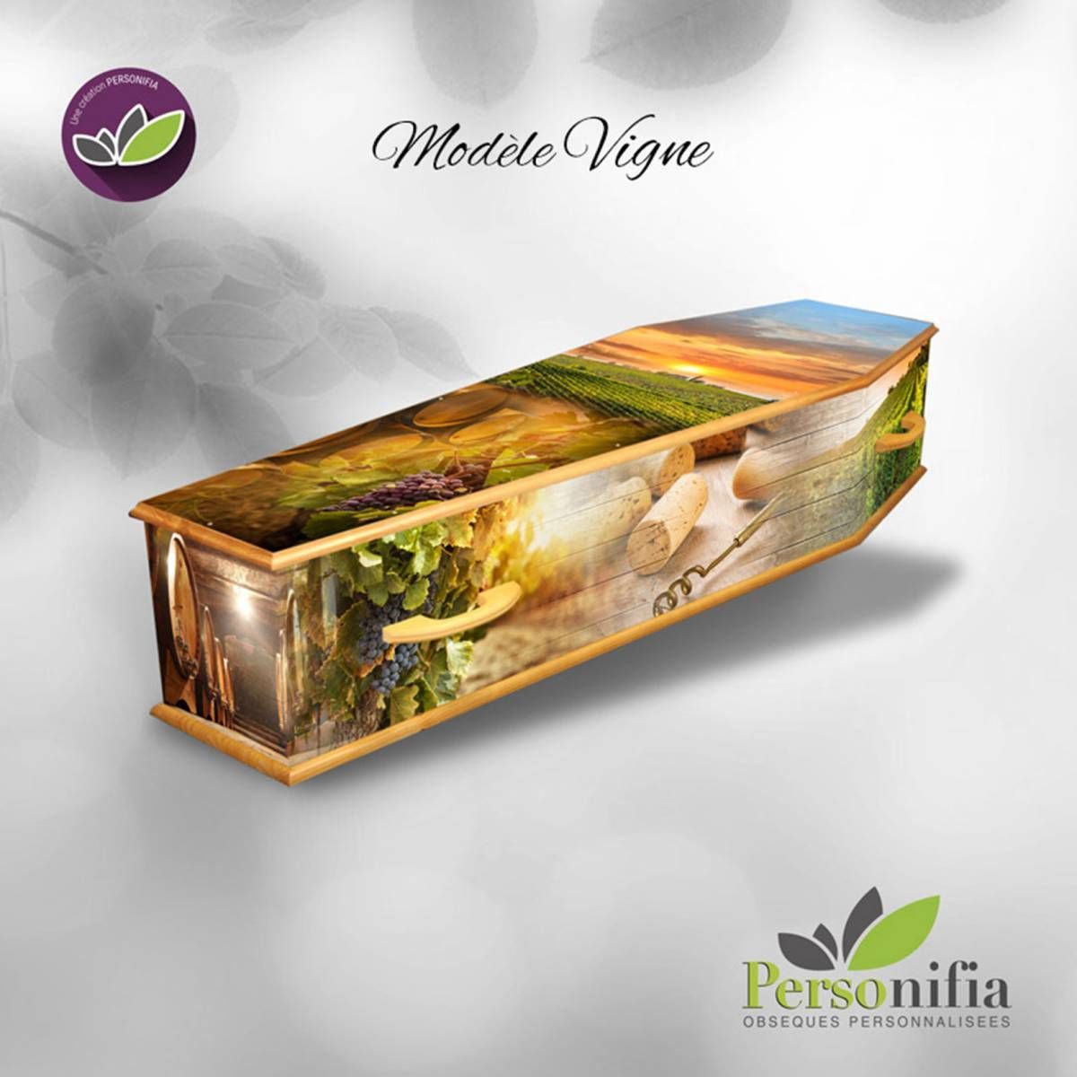 Cercueil personnalisé 
Pompes Funèbres LAMOTTE  ET FILS       
Saint- Maur-des-Fossés