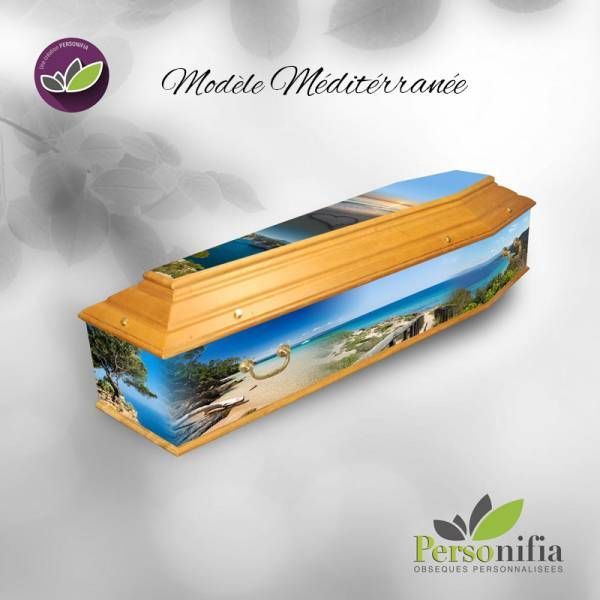 Cercueil personnalisé -  la plage
Pompes Funèbres LAMOTTE  ET FILS       
Saint- Maur-des-Fossés