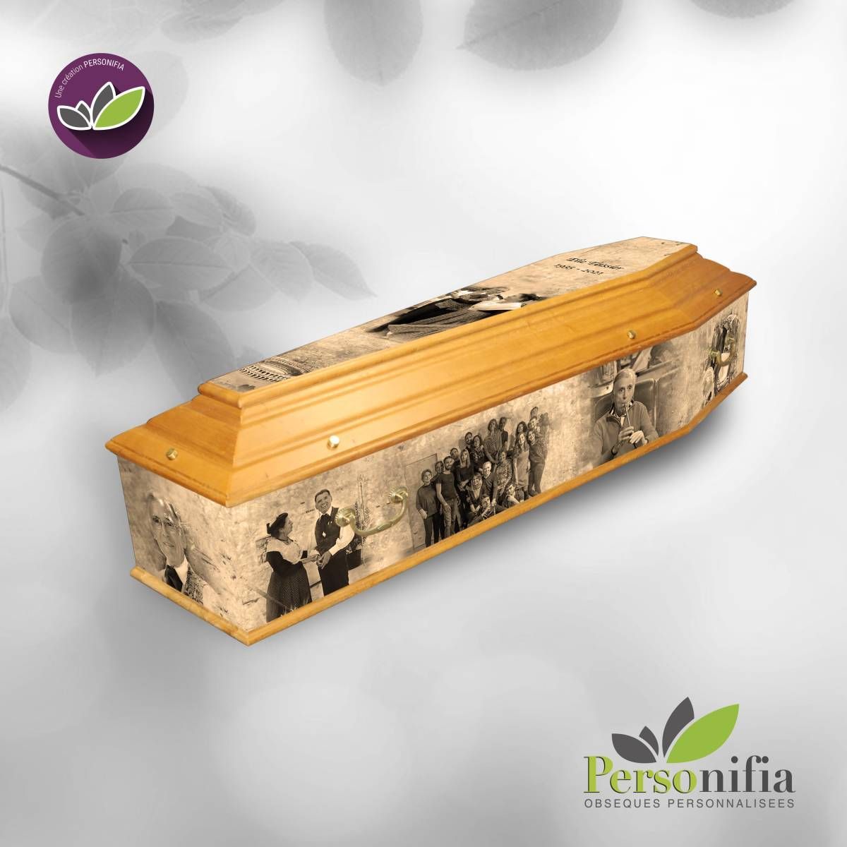 Cercueil personnalisé - photos de famille
Pompes Funèbres LAMOTTE  ET FILS       
Saint- Maur-des-Fossés