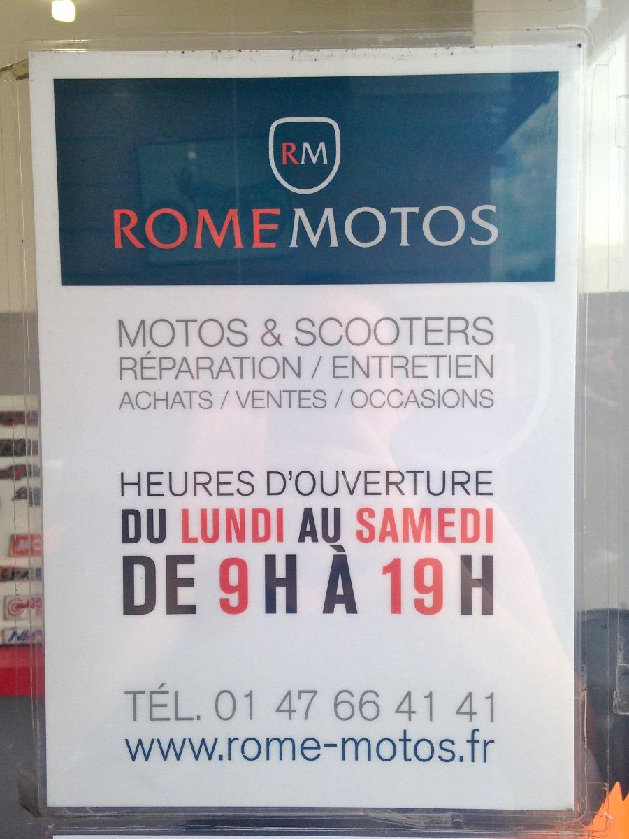 horaire Rome motos