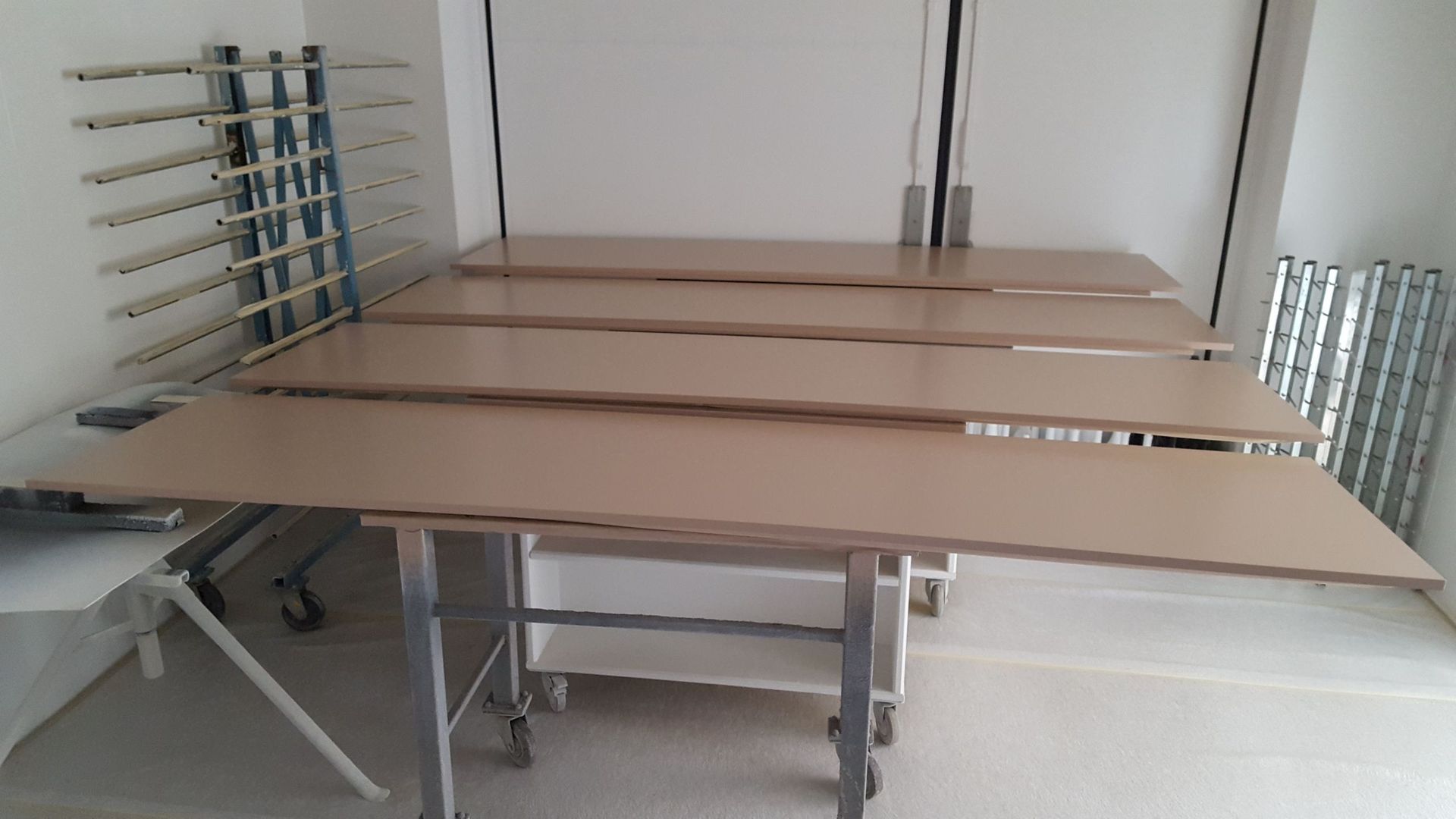 Spritzarbeit Kastenfronten