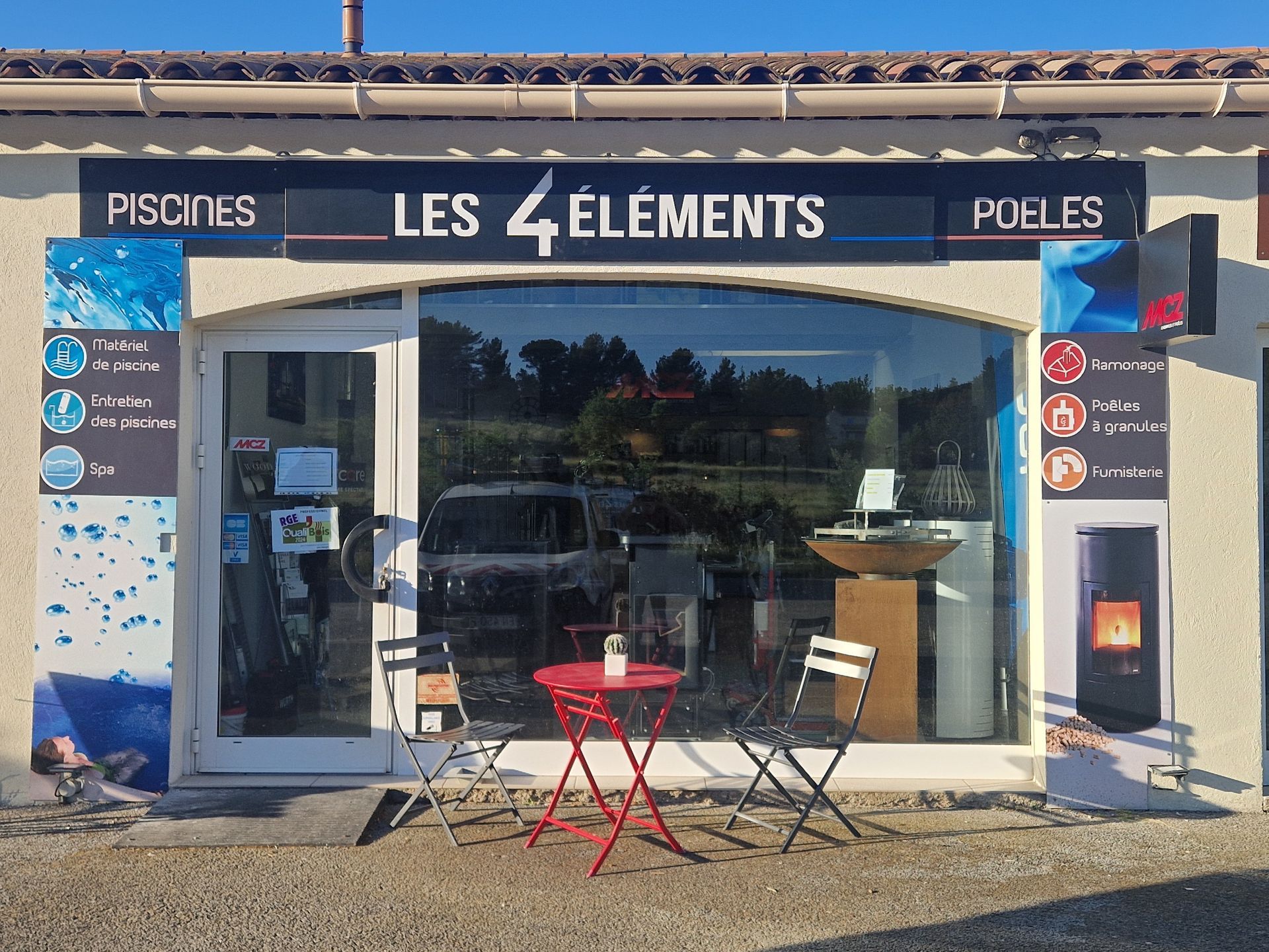 Devanture de l'entreprise Les 4 Éléments