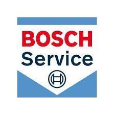 El logotipo de servicio de Bosch está sobre un fondo blanco.