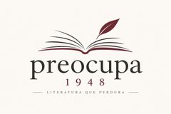 Logotipo con un libro abierto y una hoja sobre la palabra &ldquo;preocupa&rdquo;, con &ldquo;1948&rdquo; y &ldquo;literatura que perdura&rdquo; debajo.