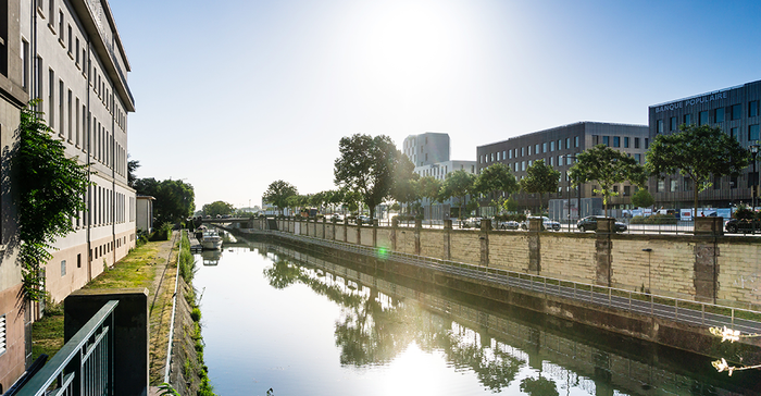 Le canal à Mulhouse