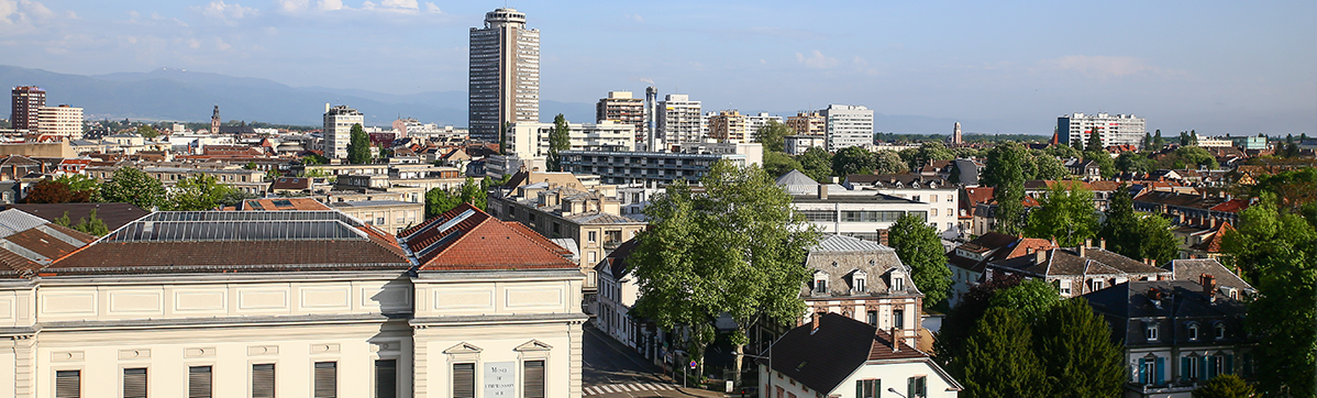 Vue de Mulhouse depuis le sommet