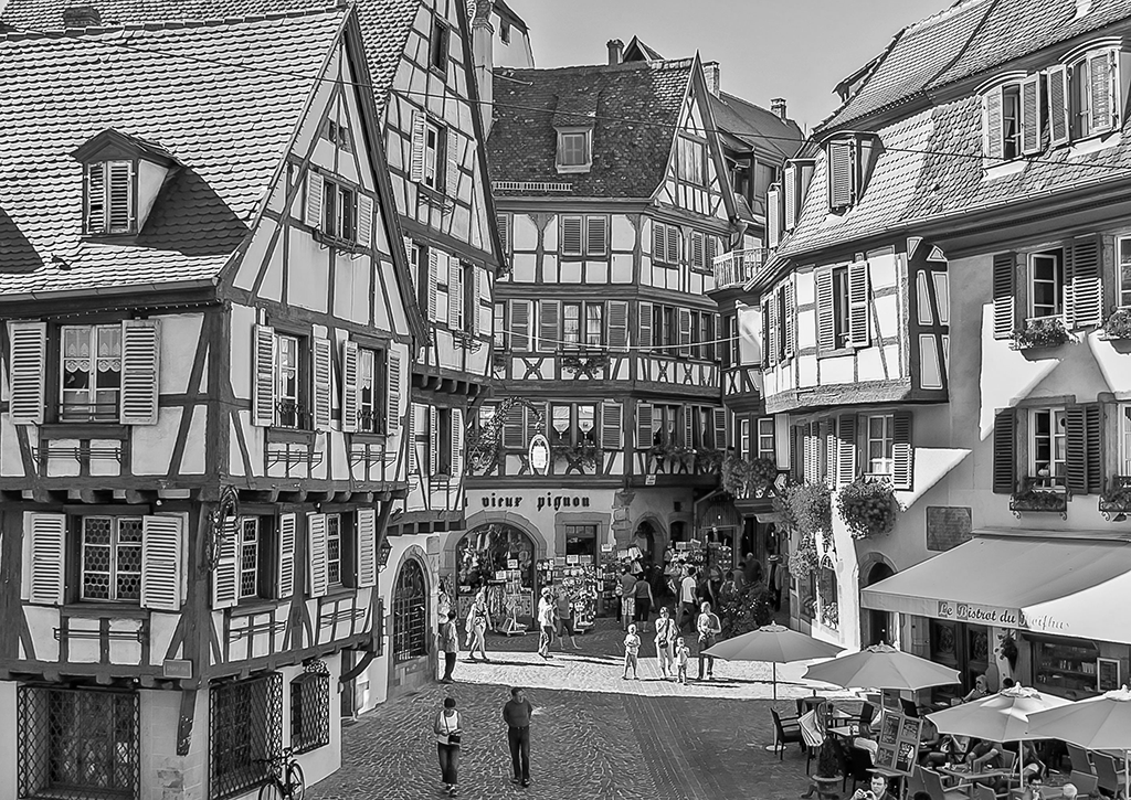 Les maisons à colombage en Alsace