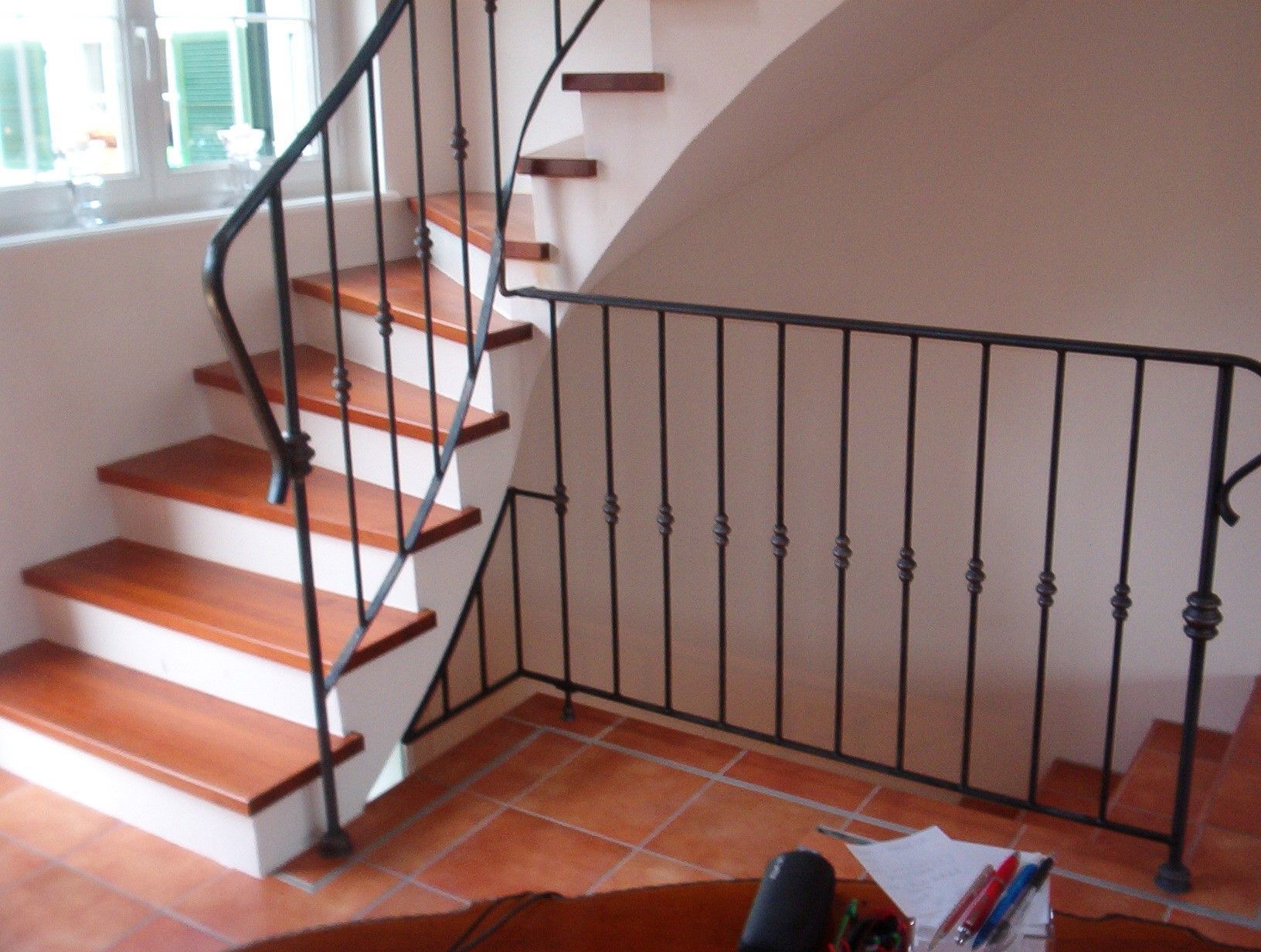 Rampe d'escalier en fer forgé - ABC Forgeron