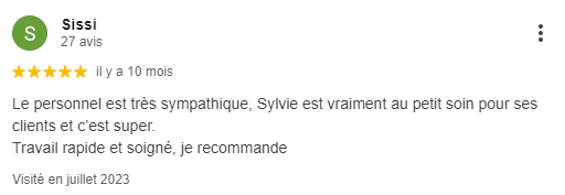 Avis client numéro  2