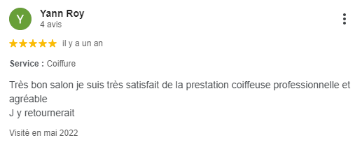 Avis client numéro 8