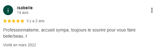 Avis client numéro 8