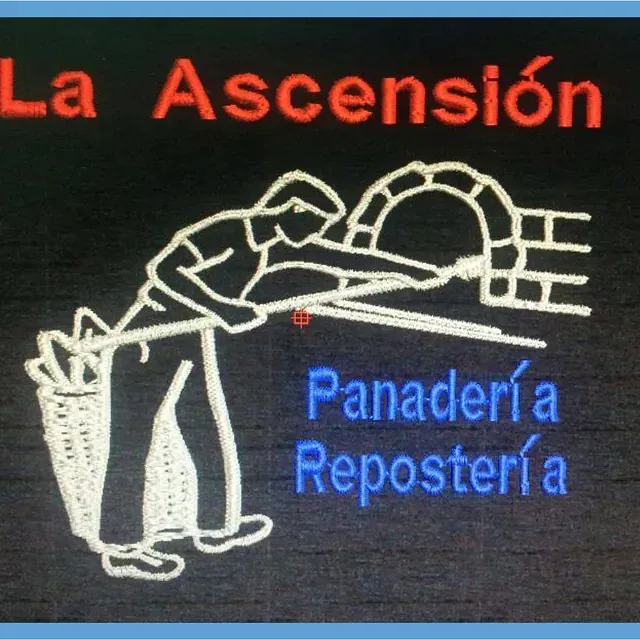 Un bordado que dice la ascensión panadería repostería