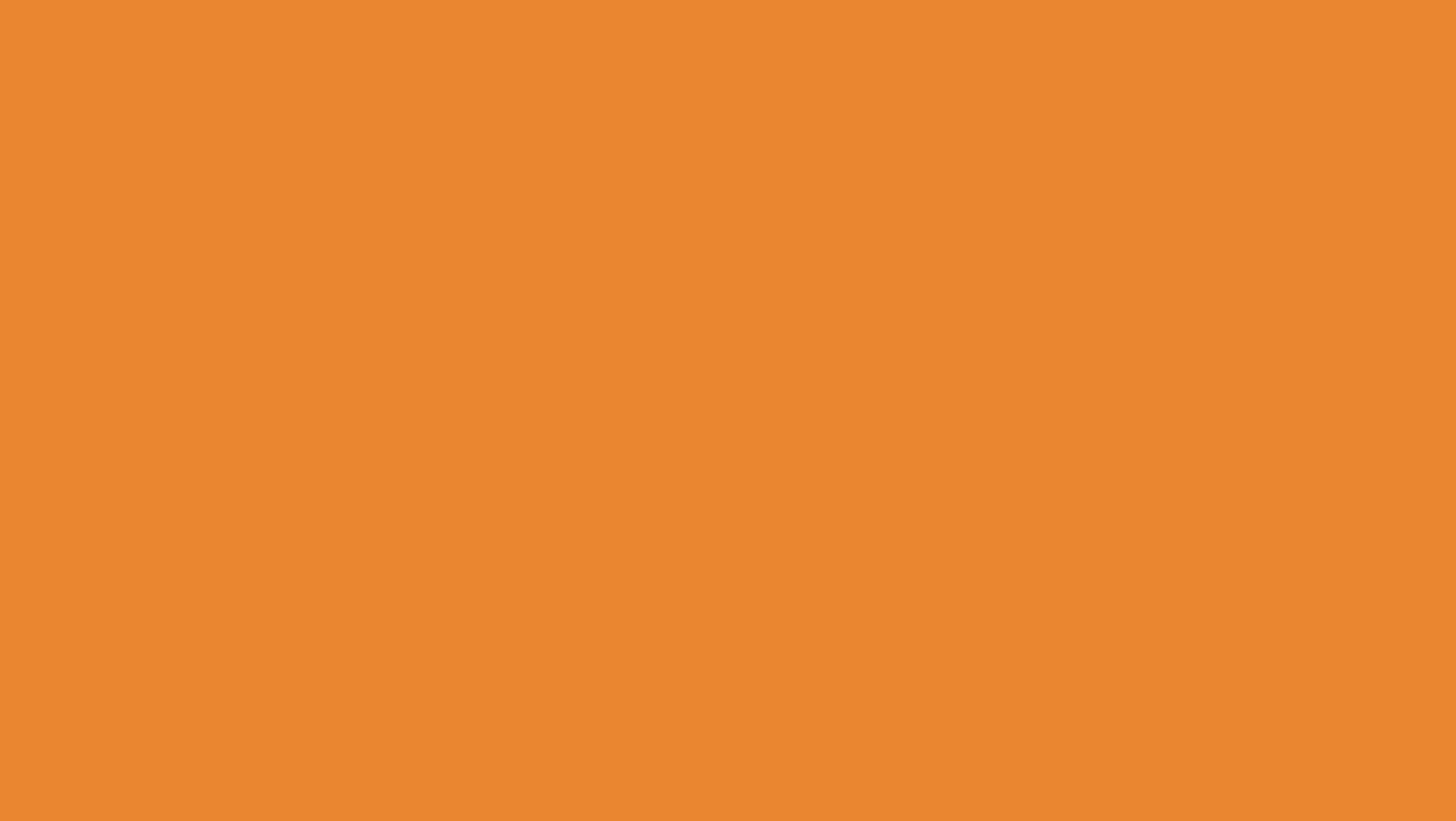 Una forma rectangular naranja sobre un fondo blanco.