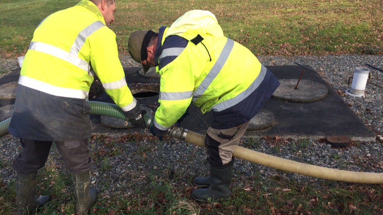 Intervention pour l'entretien de fosse septique