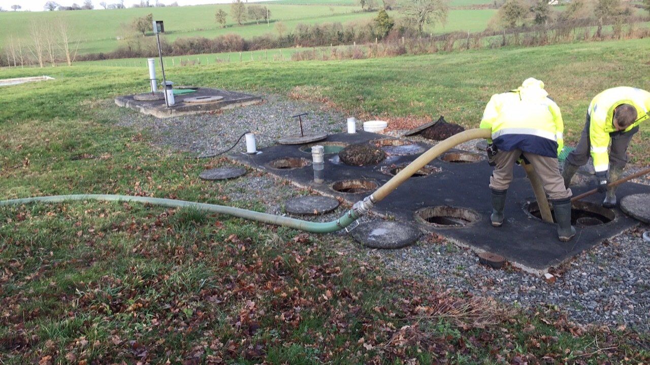 Intervention sur le réseau d'évacuation d'eau