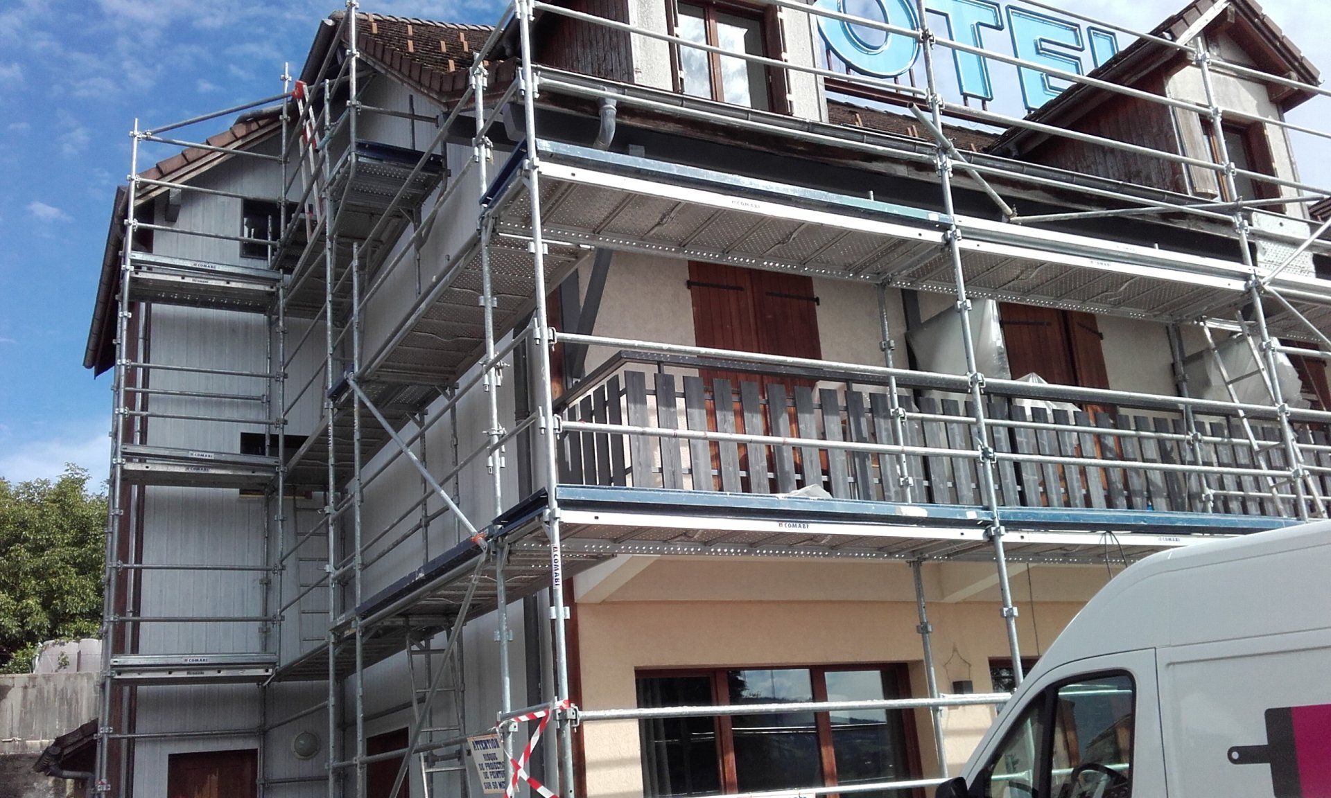 Sécurisation des travaux de ravalement