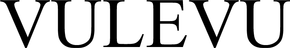 Una imagen en blanco y negro de la palabra vullevu sobre un fondo blanco.