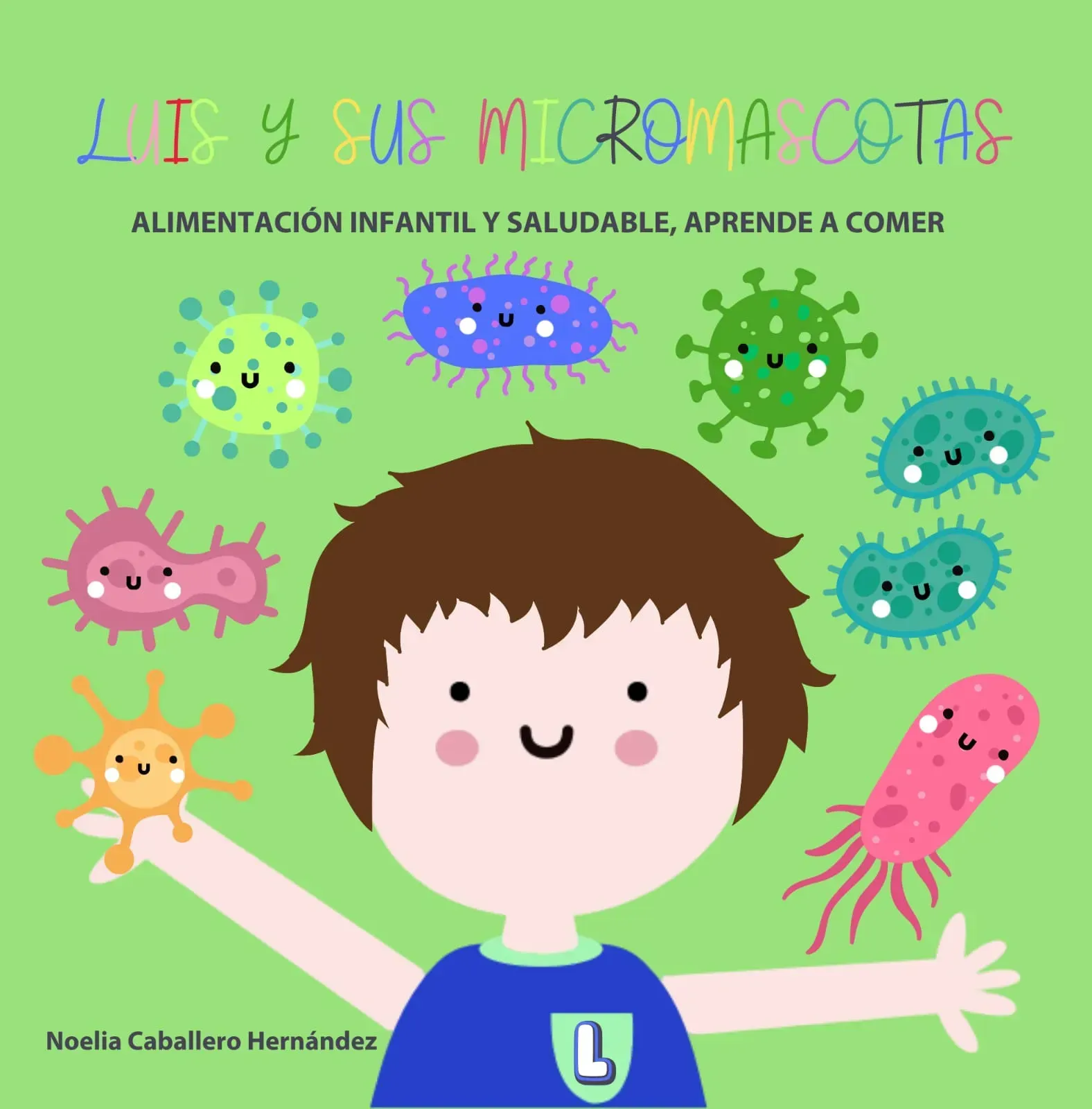 Niño con microbios, el título dice