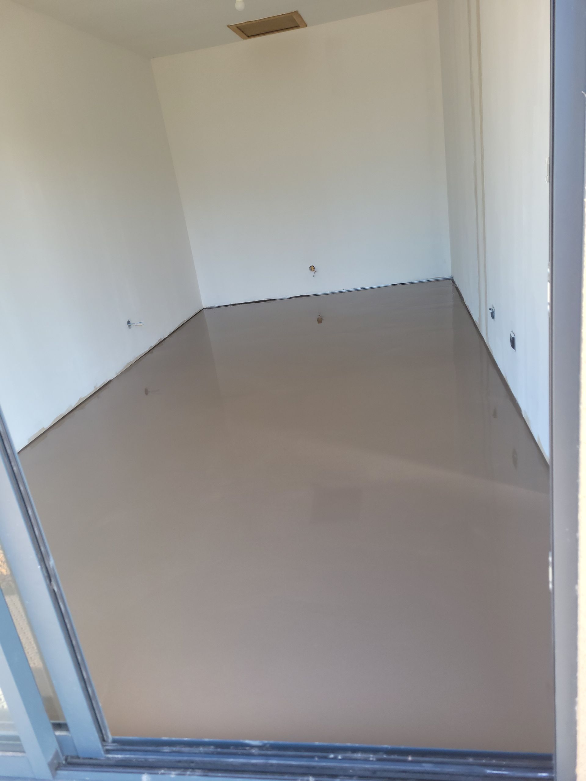 Sol en cours de rénovation