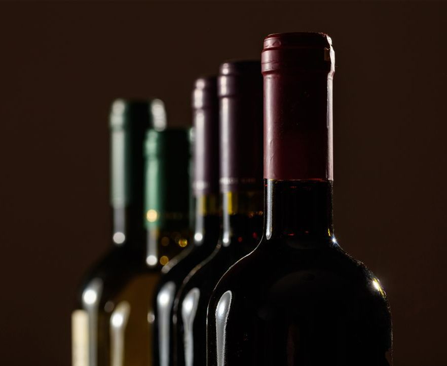 Bouteilles de vin