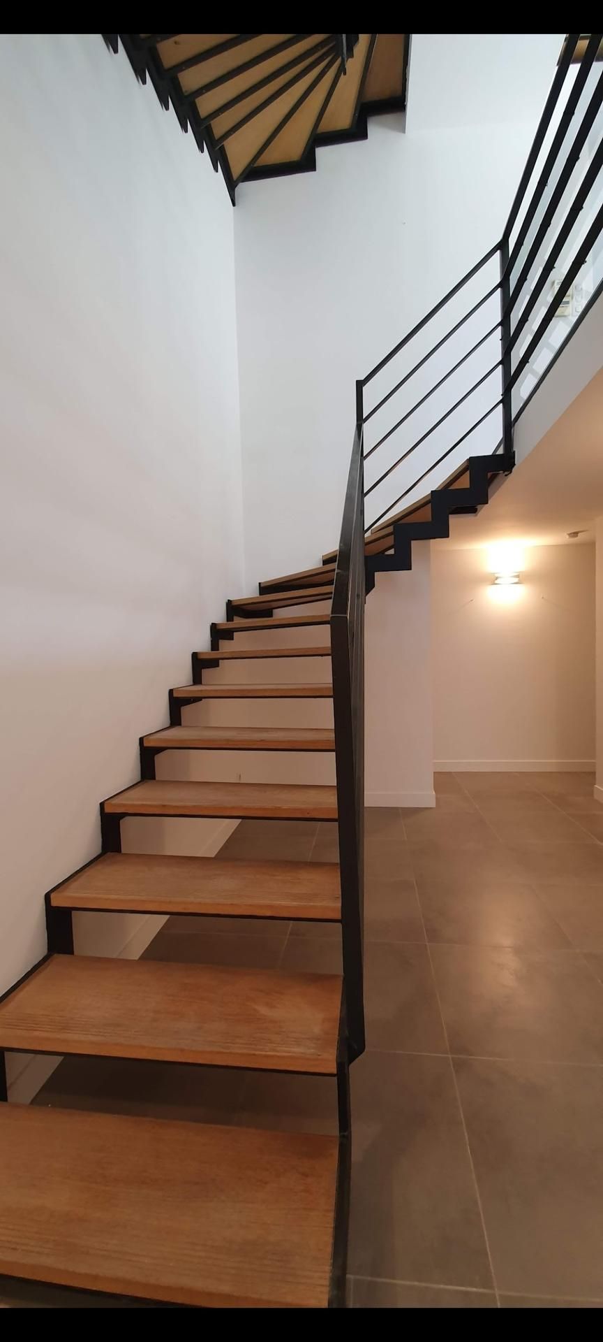 Peinture d'un escalier