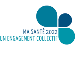 Logo ma santé 2022, représentant l'engagement collectif