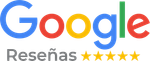 Logotipo de Google Reviews con el texto 