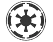 Un icono en blanco y negro de un automóvil sobre un fondo blanco.