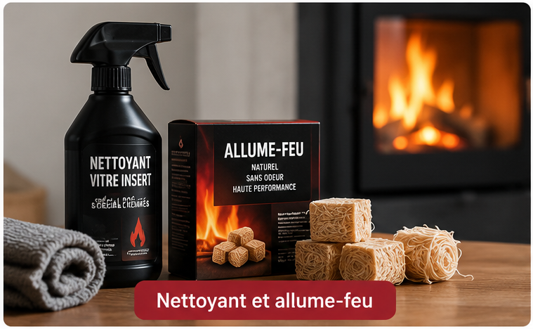 Nettoyant et allume-feu
