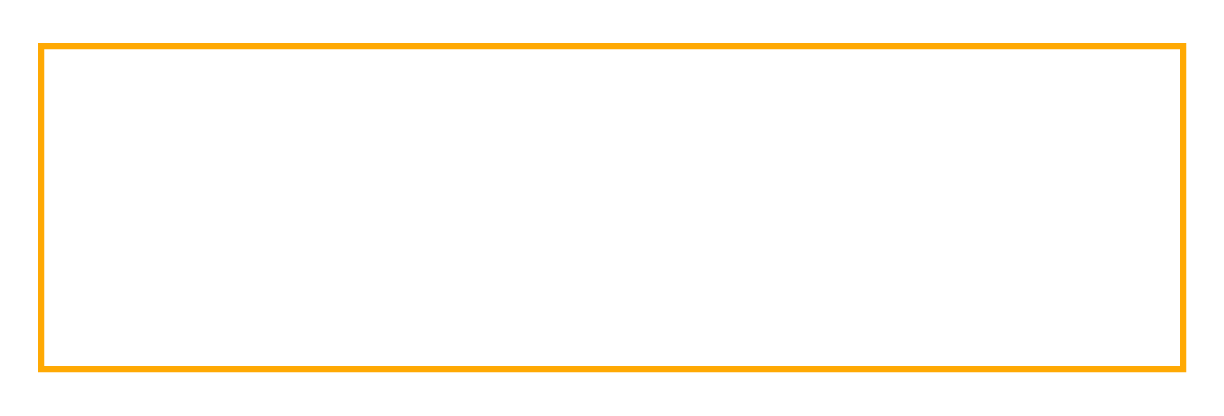 Un rectángulo delgado y vacío con un contorno amarillo sobre un fondo blanco.