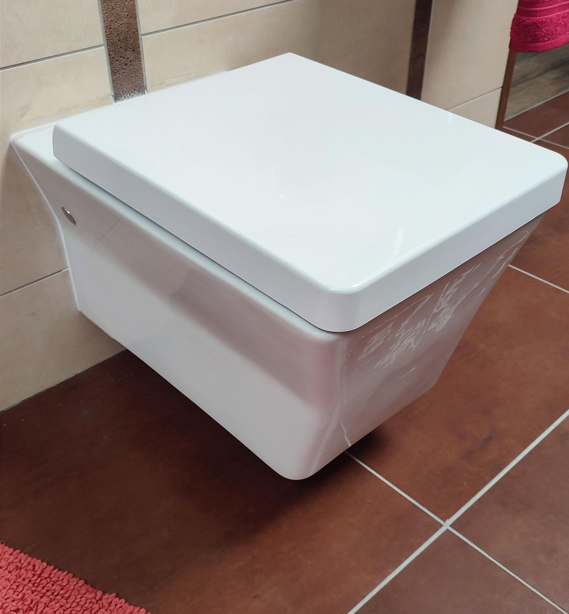 Toilettes rectangulaires