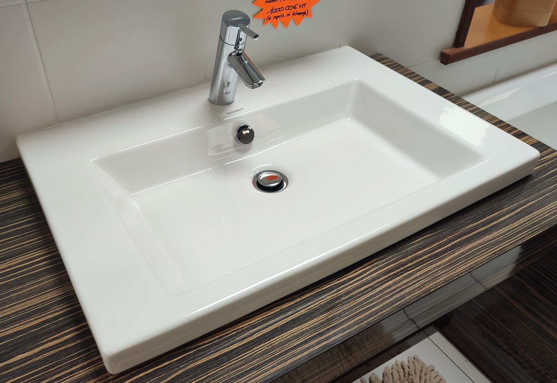 Lavabo rectangulaire