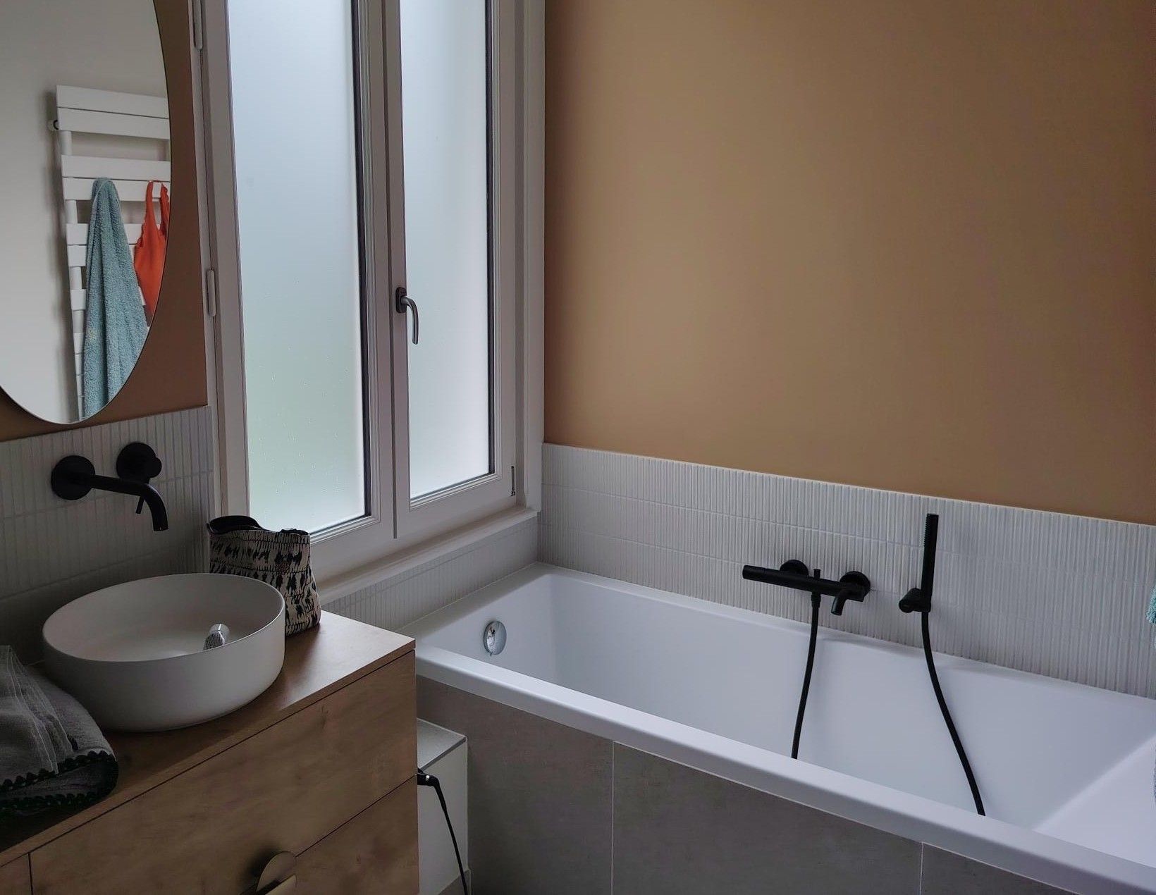 Baignoire blanc mat de la marque Novellini