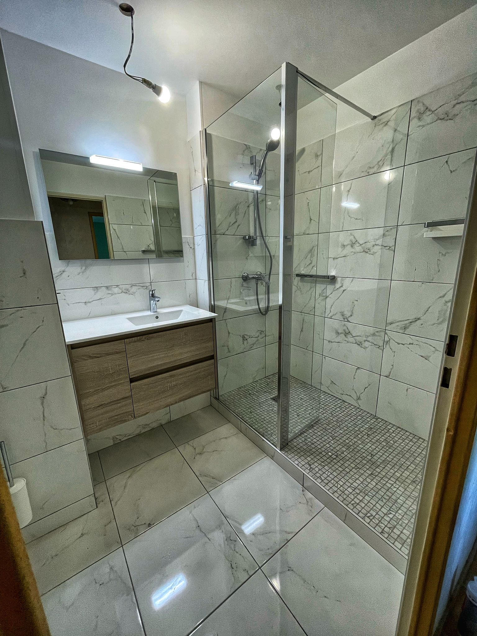 Salle de bains rénovée