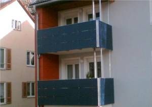 Balkonverkleidung aus Kunststoff
