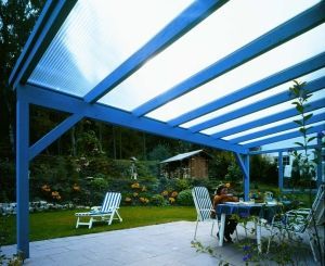 Bedachung einer Terrasse