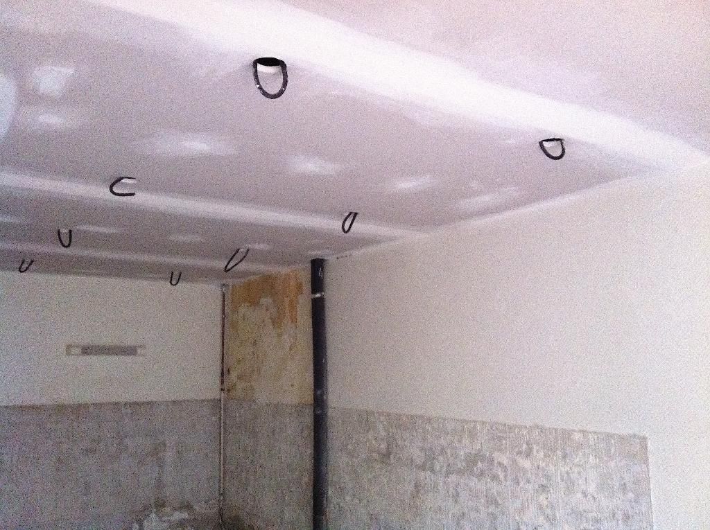 Chantier intérieur en cours.