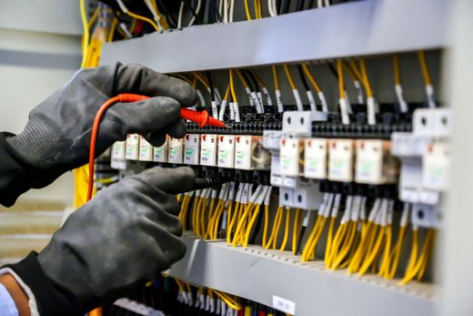 électricien en intervention