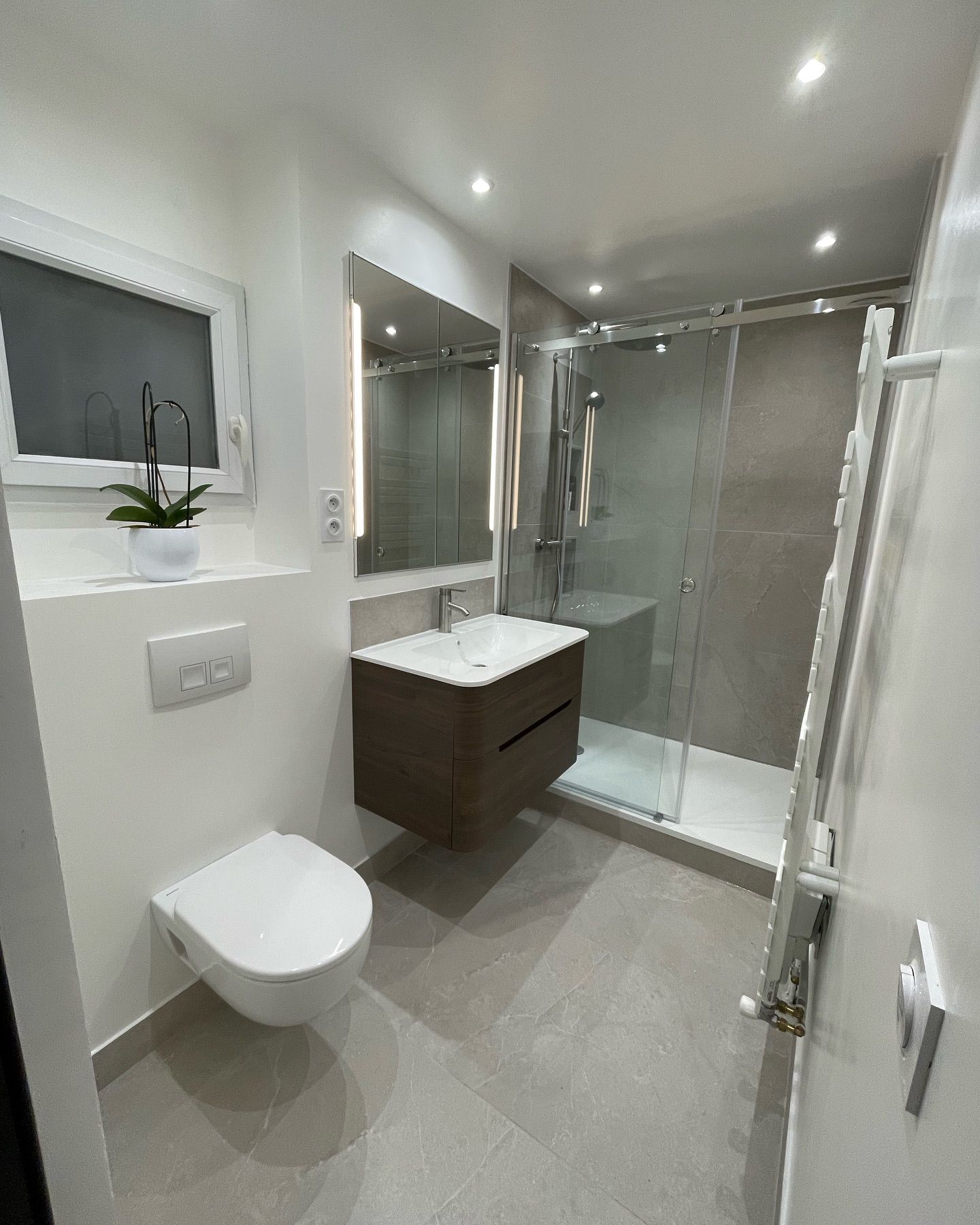 Création d'une nouvelle salle de bains.