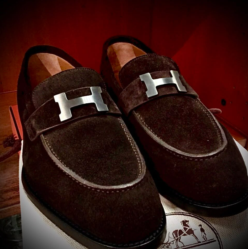 Mocassins en veours Hervé